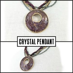 Crystal Pendant | Purple Crystal Pendant